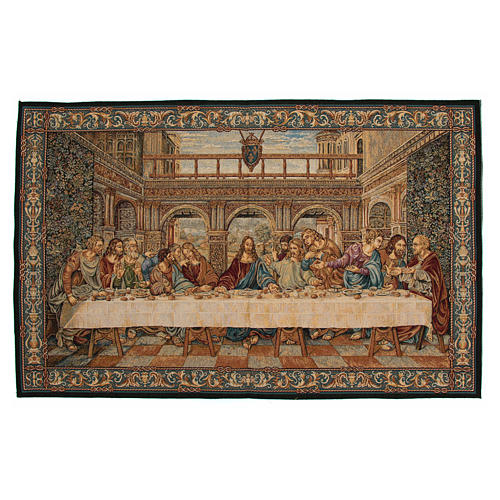 Wandteppich Letztes Abendmahl nach Leonardo da Vinci 65x110 cm 1