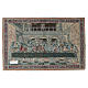 Tapestry inspired by Leonardo's Last Supper 65x110cm s2