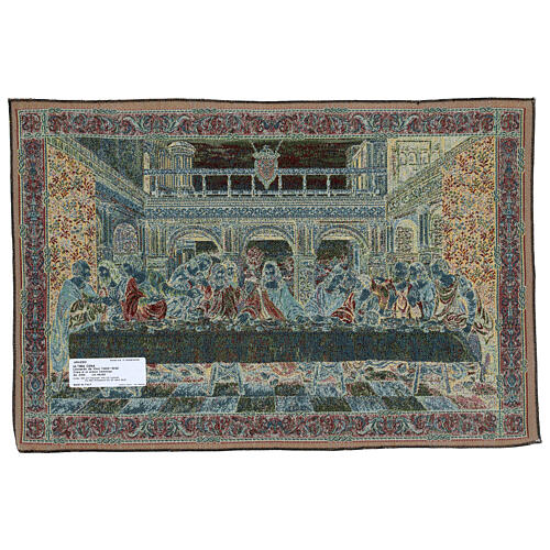 Tapestry inspired by Leonardo's Last Supper 45x65cm 3