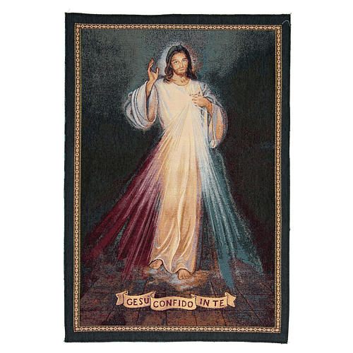 Wandteppich Barmherziger Jesus 65x45 cm 1