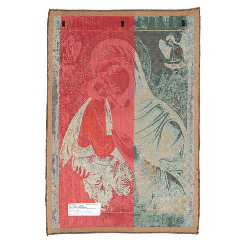 Wandteppich Ikone Gottesmutter der Passion 65x45cm 2