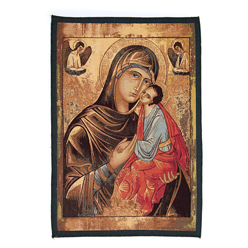 Gobelin ikona Madonna Pasyjna 65x45 cm 1