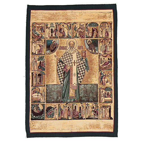 Saint Nicholas tapestry measuring 65x50cm 1