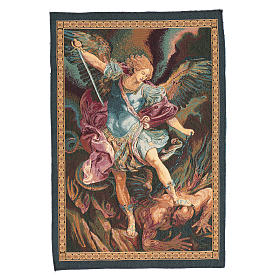 Wandteppiche: Wandteppich Herzengel Michael Guido Reni 65x45cm