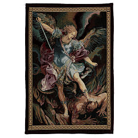 Wandteppich Erzengel Michael nach Guido Reni 65x45cm