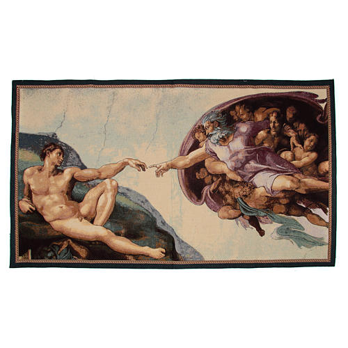Gobelin Stworzenie fresk Michała Anioła Buonarroti 65x125 cm 1