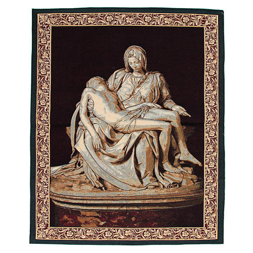 Wandteppich Pietà nach Michelangelo 85x65cm 1
