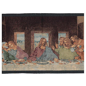 Tapisseries religieuses: Tapisserie Cène de Léonard de Vinci 30x130 cm