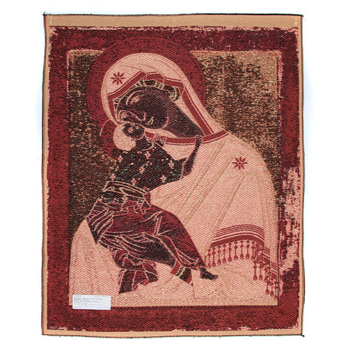 Tapestry Mother of God of Tenderness 90x70 cm 2