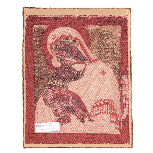 Tapestry Mother of God of Tenderness 60x45 cm 2