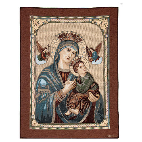 Our Lady of Perpetual Help tapestry measuring 60x45cm 1