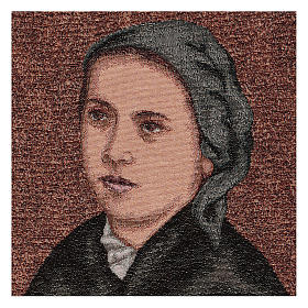 Wandteppich Bernadette Soubirous 50x40 cm
