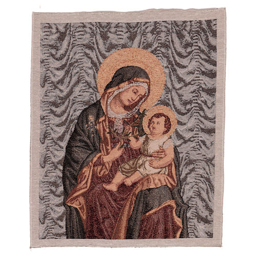 Mother of Peace tapestry 19.5x16" 1