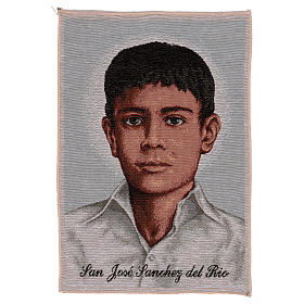 Saint Jose Sanchez del Rio tapestry 40x30 cm
