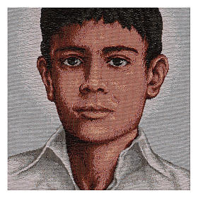 Saint Jose Luis Sanchez del Rio tapestry 12x16"