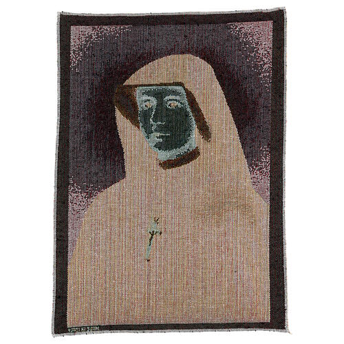 Saint Faustina tapestry 40x30 cm 3