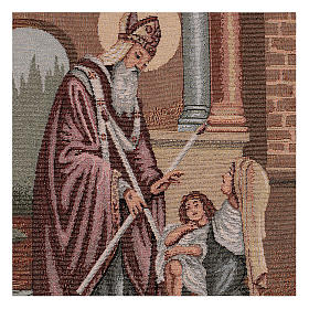 Saint Blaise tapestry 19.5x16"