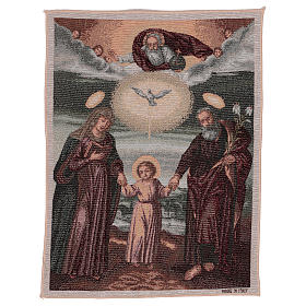 Polish Holy Family tapestry 50x40 cm
