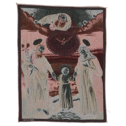 Polish Holy Family tapestry 19.5x16" 3