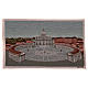Saint Peter's square tapestry 13.7x23.5" s1
