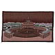 Saint Peter's square tapestry 13.7x23.5" s3