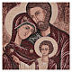Wandteppich Heilige Familie byzantinischer Stil 50x40cm s2
