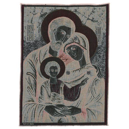Byzantine Holy Family tapestry 50x40 cm 3