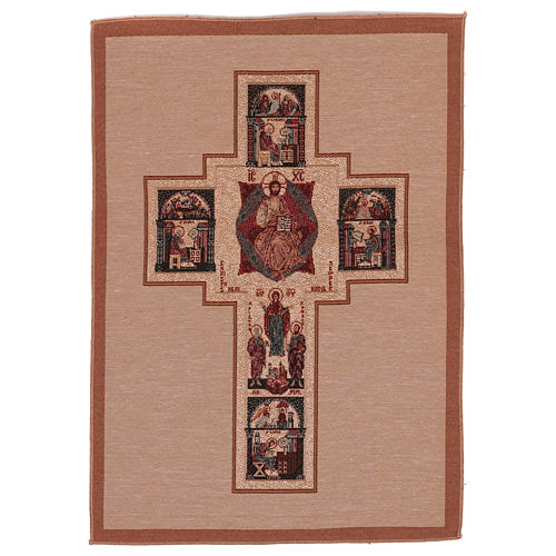 Wandteppich Kreuz des dritten Jahrtausends 55x40 cm 1