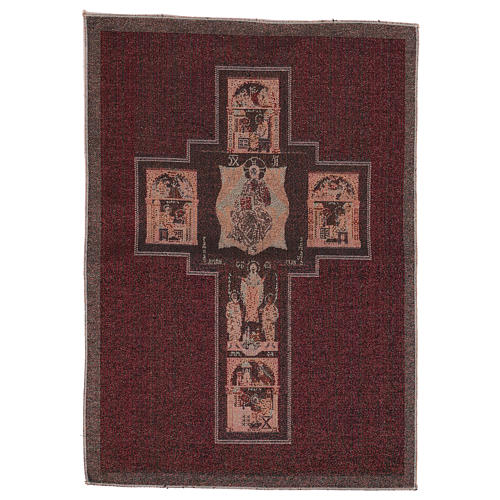 Wandteppich Kreuz des dritten Jahrtausends 55x40 cm 3