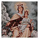 Our Lady of Mount Carmel tapestry 50x40 cm s2