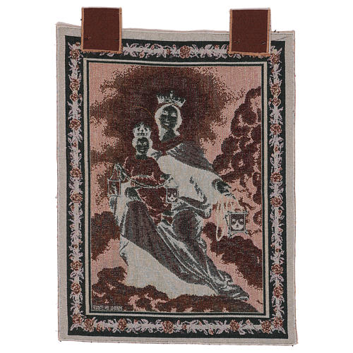 Our Lady of Mount Carmel tapestry wall tapestry with loops 19.7x16" 3