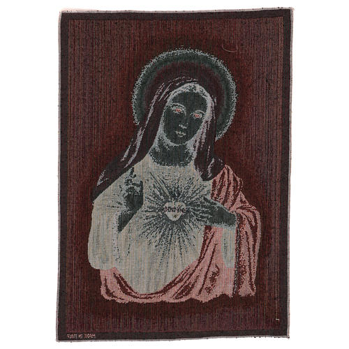 Tapiz Sagrado Corazón de María 50x40 cm 3