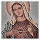 Tapiz Sagrado Corazón de María 50x40 cm s2