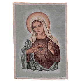 Holy Heart of Mary tapestry 21.5x16"