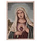 Sacred Heart of Mary with landscape tapestry 50x40 cm s1