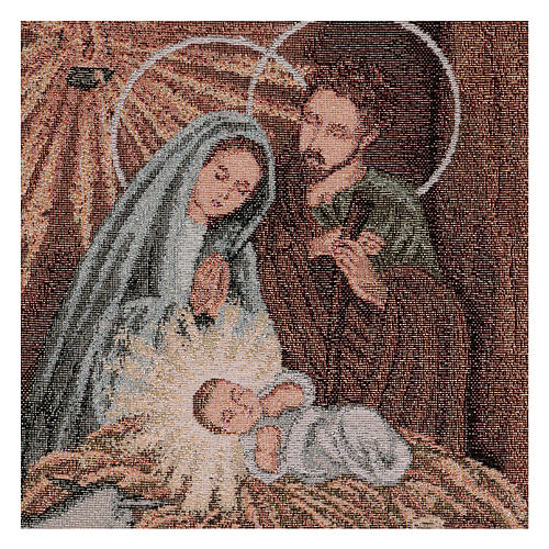 Wandteppich Geburt Christi 55x40 cm 2
