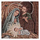 Wandteppich Geburt Christi 55x40 cm s2