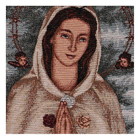 Arazzo Maria Rosa Mistica 40x30 cm