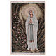 Arazzo Madonna di Lourdes nella grotta 60x40 cm s1