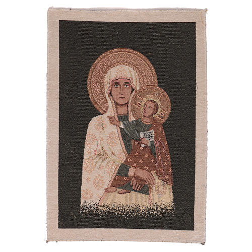 Our Lady of Graces tapestry 40x30 cm 1
