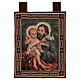 Tapisserie St Joseph avec lys bords décorés passants 50x40 cm s1