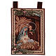 Holy Family tapestry with frame and hooks 50x40 cm s1