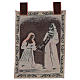 Gift of the Rule of Saint Francis and Saint Clare with frame and hooks 50x40 cm s3