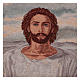 Jesus holding the chalice and bread wall tapestry with loops 23x15" s2