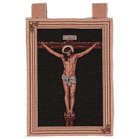 Wandteppich Christus am Kreuz nach Velasquez 50x40 cm