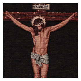 Christ Crucified by Velasquez tapestry 50x40 cm