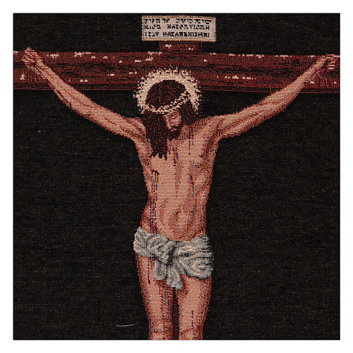 Christ Crucified by Velasquez tapestry 50x40 cm 2