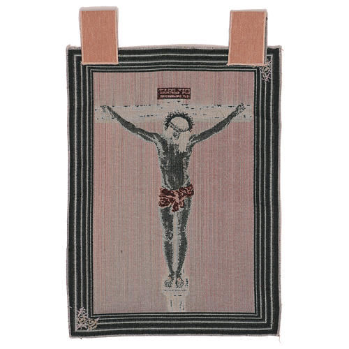 Christ Crucified by Velasquez wall tapestry with loops 20.5x15" 3