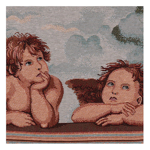 Raffaello's putti tapestry 11x15" 2