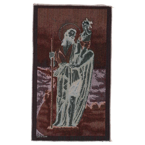 Wandteppich Heiliger Christophorus 50x30 cm 3
